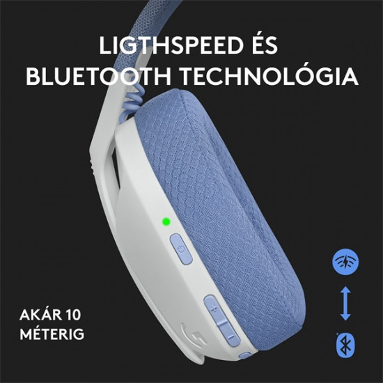 LOGITECH G435 LightSpeed Wireless Gaming Headset - WHITE - EMEA LOGITECH G435 LightSpeed Wireless Gaming Headset - WHITE - EMEA