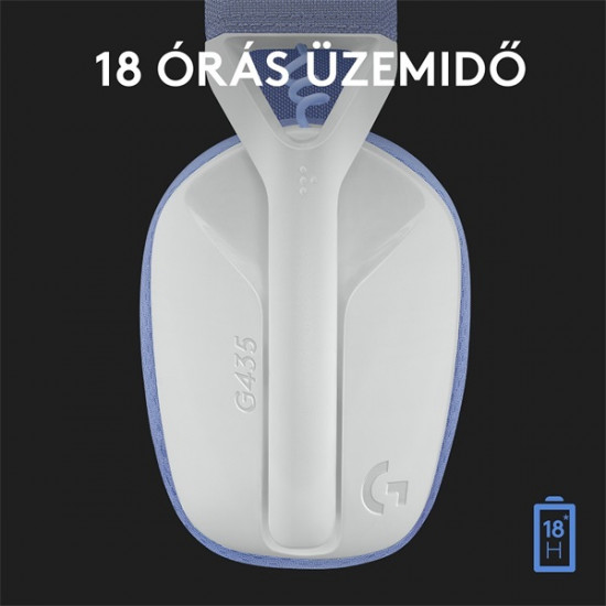 LOGITECH G435 LightSpeed Wireless Gaming Headset - WHITE - EMEA LOGITECH G435 LightSpeed Wireless Gaming Headset - WHITE - EMEA