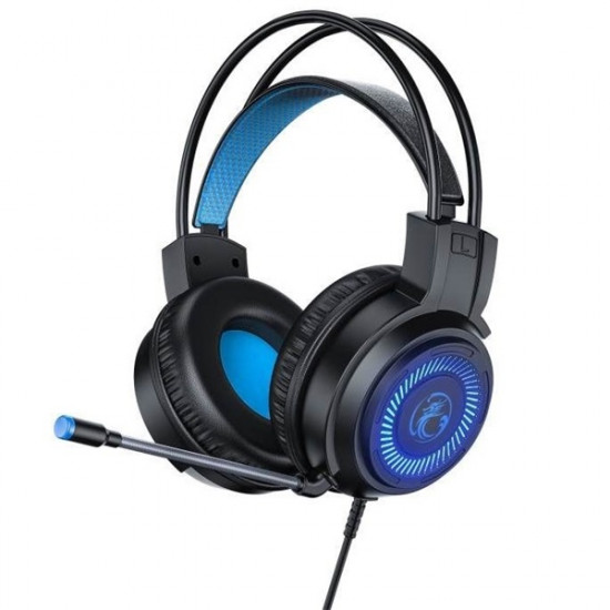 HKM-IMICE HD-480 headset 3,5mm jack + USB