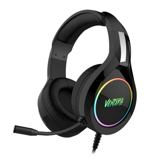 Ventaris H700 RGB 7.1 gamer headset - fekete (H700)