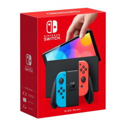 Nintendo Switch OLED Modell Neon Red & Blue Joy-Con játékkonzol (NSH007)