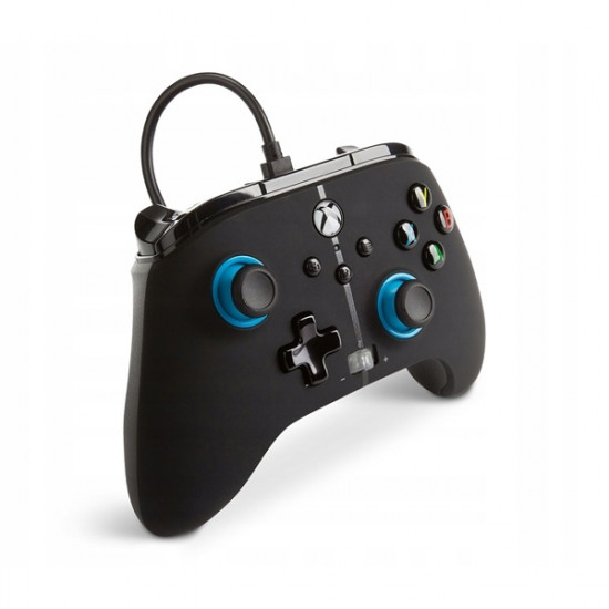 PowerA EnWired Xbox Series X|S / Xbox One vezetékes fekete-kék kontroller (1518817-01)