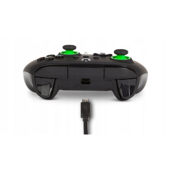 PowerA EnWired Xbox Series X|S / Xbox One vezetékes fekete-zöld kontroller (1518818-01)
