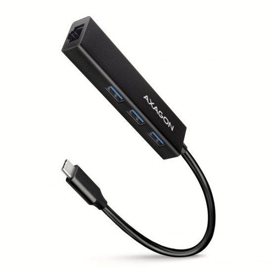 Axagon SuperSpeed USB3.2 Gen 1 C HUB + Gigabit LAN (HMC-GL3A)