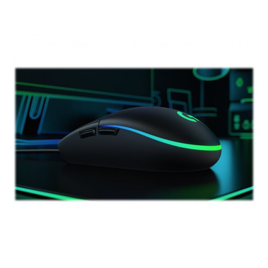 Logitech G203 LIGHTSYNC gaming egér fekete (910-005796)