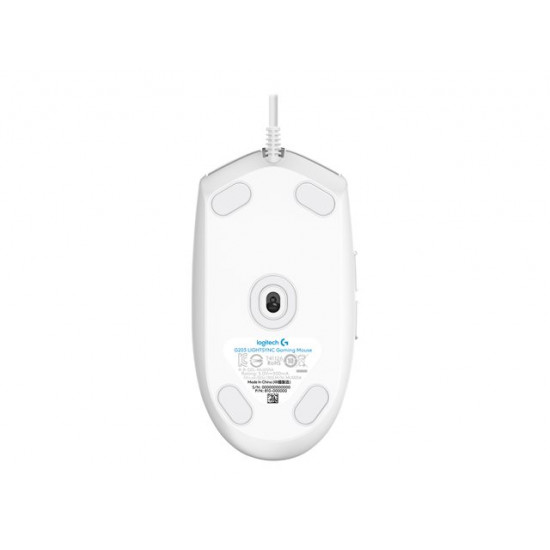Logitech G203 LIGHTSYNC gaming egér fehér (910-005797)