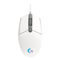 Logitech G203 LIGHTSYNC gaming egér fehér (910-005797)