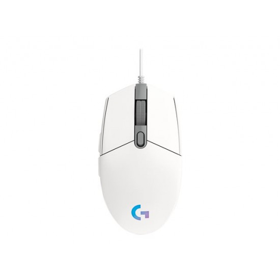 Logitech G203 LIGHTSYNC gaming egér fehér (910-005797)