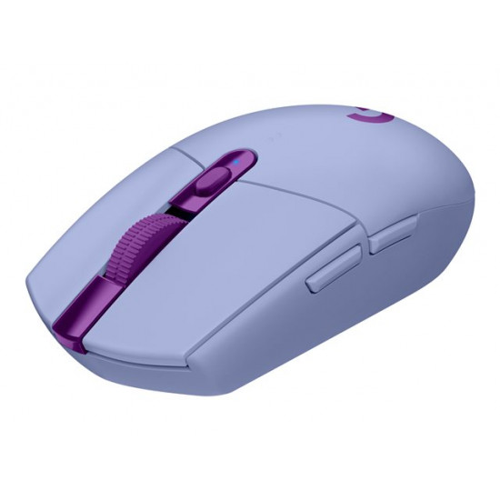 Logitech G305 LIGHTSPEED vezeték nélküli optikai Gaming egér lila (910-006022)