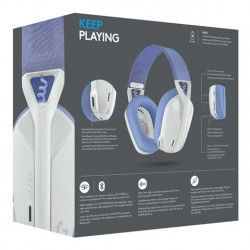 LOGITECH G435 LightSpeed Wireless Gaming Headset - WHITE - EMEA