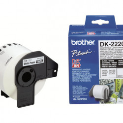 Brother DK-22205 folytonos szalagcímke 62mm x 30,48m öntapadós fehér