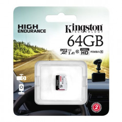 Kingston Endurance 64GB microSDXC 90R/30W U1 UHS-I A1  (SDCE/64GB)