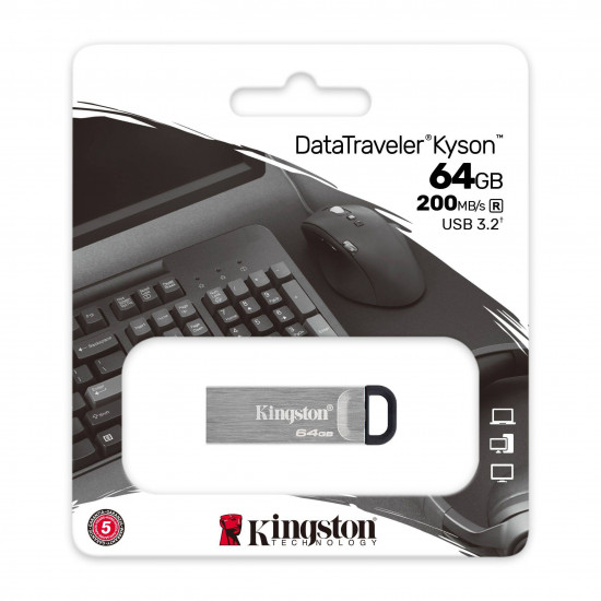 Kingston DataTraveler Kyson 64GB USB 3.2 pendrive (DTKN/64GB)