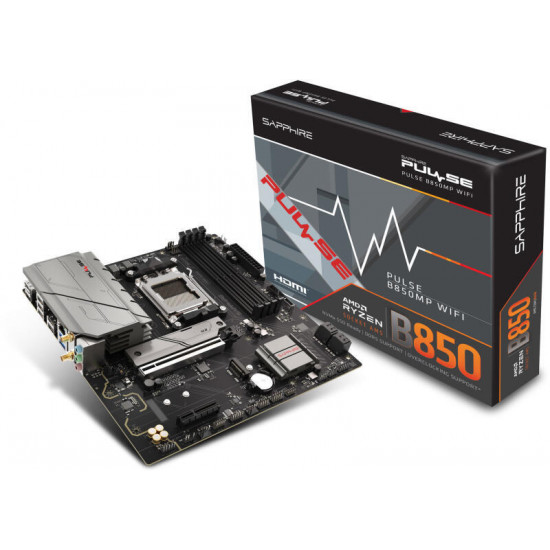 SAPPHIRE Pulse B850M WiFi Alaplap (52123-04-40G) SAPPHIRE Pulse B850M WiFi Alaplap (52123-04-40G)