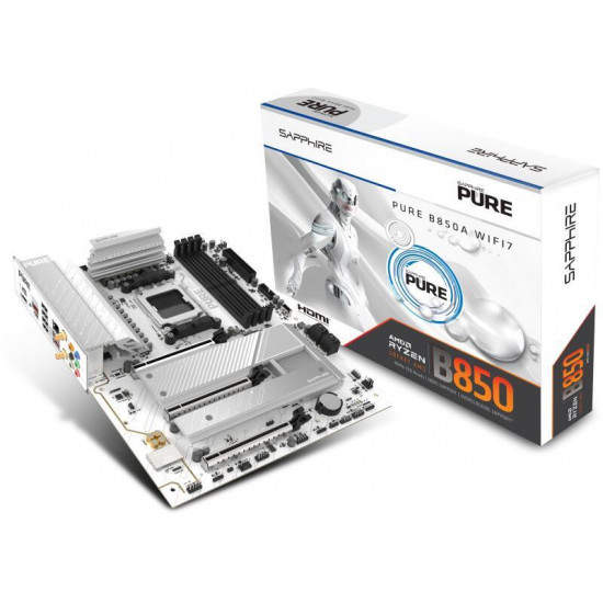 SAPPHIRE PURE B850A WIFI7 Alaplap (52123-11-40G) SAPPHIRE PURE B850A WIFI7 Alaplap (52123-11-40G)