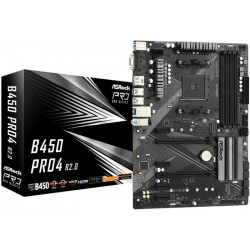 ASRock B450 Pro4 R2.0 alaplap (90-MXBEE0-A0UAYZ)