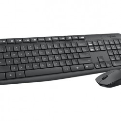 Logitech MK235 vezeték nélküli billentyűzet + optikai egér szürke (920-007935)