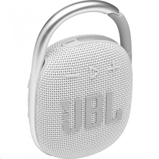 JBL Clip 4 vízálló Bluetooth hangszóró fehér (JBLCLIP4WHT)