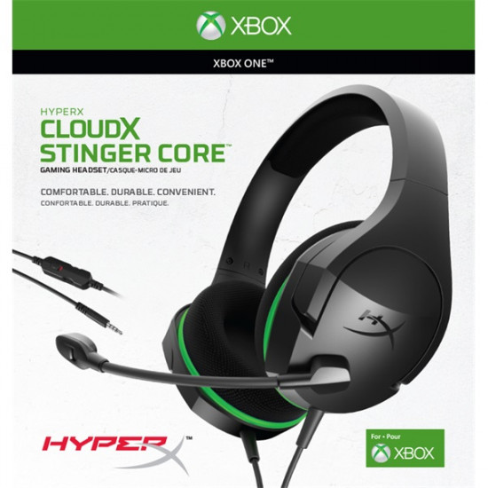 HyperX CloudX Stinger Core (Xbox Licensed) 3,5 Jack gamer headset fekete (4P5J9AA) HyperX CloudX Stinger Core (Xbox Licensed) 3,5 Jack gamer headset fekete (4P5J9AA)