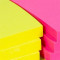 Office Depot 76x76mm öntapadós 12db/csomag neon jegyzettömb (1417193)