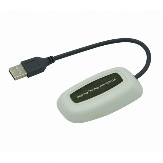 PRC vezeték nélküli Xbox 360/PC USB adapterrel fehér kontroller (PRCX360PCWLSSW)