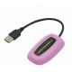 PRC vezeték nélküli Xbox 360/PC USB adapterrel rózsaszín kontroller (PRCX360PCWLSSP)