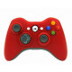 PRC vezeték nélküli Xbox 360/PC USB adapterrel piros kontroller (PRCX360PCWLSSR)