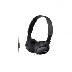 Sony MDR-ZX110AP HiFi fejhallgató, összehajtható On-Ear fülhallgató, fekete színű (MDRZX110APB.CE7)