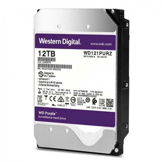 Western Digital Purple 12TB 3,5 merevlemez (WD121PURP) Western Digital Purple 12TB 3,5 merevlemez (WD121PURP)