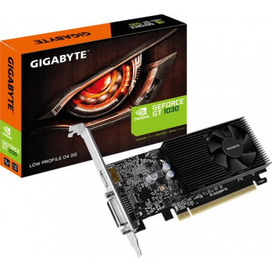 Gigabyte GeForce GT 1030 Low Profile D4 2G videokártya (GV-N1030D4-2GL)