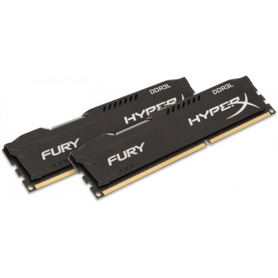 Kingston 16GB 1866MHz DDR3L RAM 1.35V HyperX Fury Black Series CL10 (2x8GB) (HX318LC11FBK2/16)