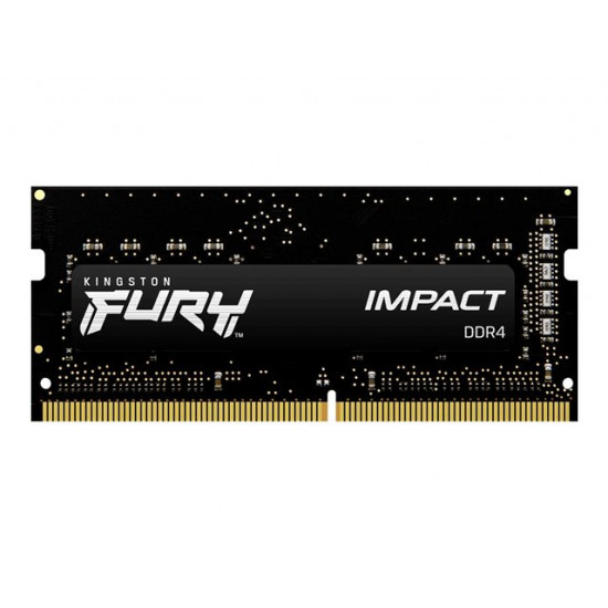 Kingston Fury Impact 8GB 2666MHz DDR4 RAM notebook memória CL15 (KF426S15IB/8)