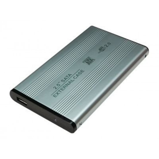 LogiLink 2.5 külső Alu Mobil Rack USB 2.0 SATA ezüst (UA0041A)