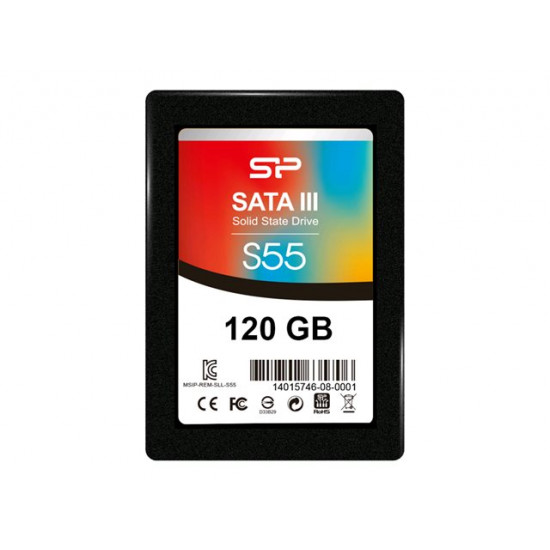 Silicon Power S55 120GB SSD Slim 2.5, SATA III 6GB/s, 550/420 MB/s, 7mm