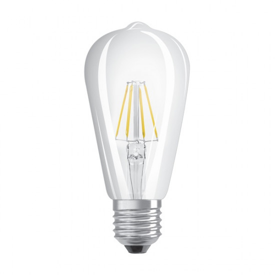 Osram STAR Edison LED fényforrás E27 7W meleg fehér filament (4052899972353)