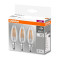 Osram BASE LED fényforrás E14 4W Gyertya hideg fehér üveg (3db) (4058075819719) Osram BASE LED fényforrás E14 4W Gyertya hideg fehér üveg (3db) (4058075819719)