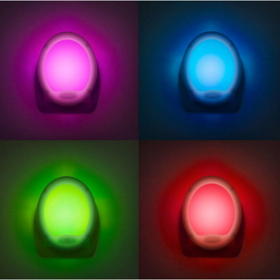 Delight LED éjszakai fény, színváltós (20285)