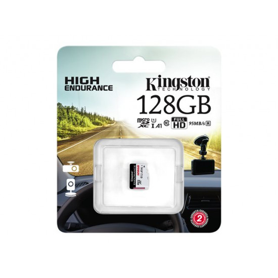 Kingston Endurance 128GB microSDXC 90R/45W U1 UHS-I A1  (SDCE/128GB)