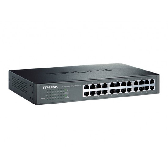 TP-Link TL-SG1024D 10/100/1000Mbps 24 portos switch 1U Rackmount TP-Link TL-SG1024D 10/100/1000Mbps 24 portos switch 1U Rackmount