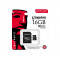 KINGSTON 16GB microSDHC Industrial C10 A1 pSLC Card + SD Adapter