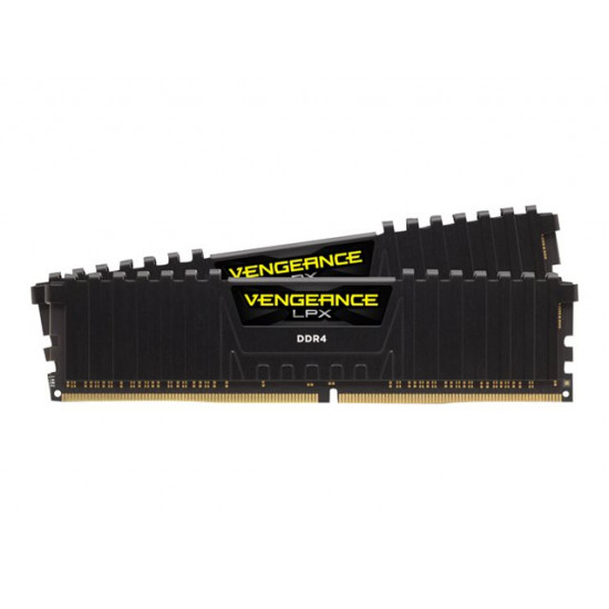 16GB 2400MHz DDR4 RAM Corsair Vengeance LPX Black CL14 (2x8GB) (CMK16GX4M2A2400C14)