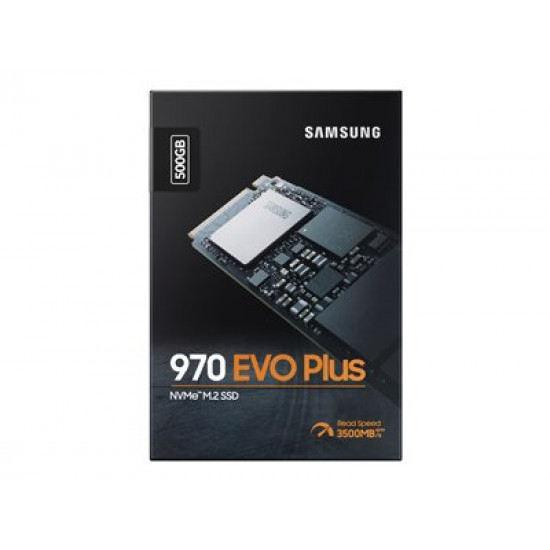 Samsung 970 EVO Plus 500GB M.2 SSD meghajtó (MZ-V7S500BW)