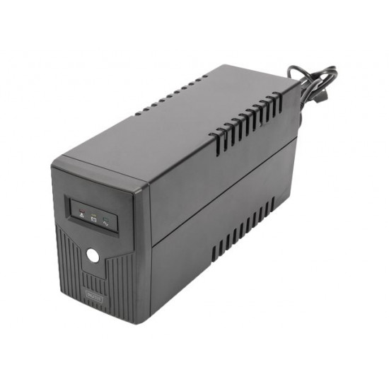 DIGITUS DN-170063 DIGITUS UPS Line-Ineractive LED 600VA/360W 1x12V/7Ah AVR 2xSCH. USB RJ11