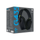 LOGITECH G435 LightSpeed Wireless Gaming Headset - fekete (981-001050)