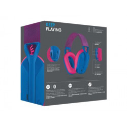 LOGITECH G435 LightSpeed Wireless Gaming Headset - BLUE - EMEA