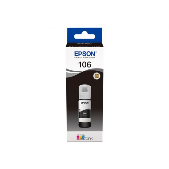 Epson 106 EcoTank tinta fotó fekete (C13T00R140)