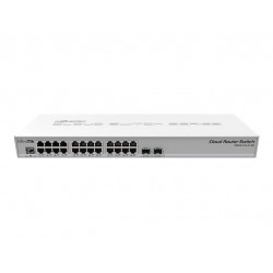 MikroTik SFP + Uplink Cloud Router Switch, 24 port (CRS326-24G-2S+RM)