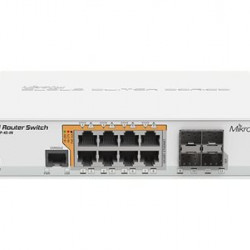 MikroTik CRS112-8P-4S-IN Smart PoE Switch asztali