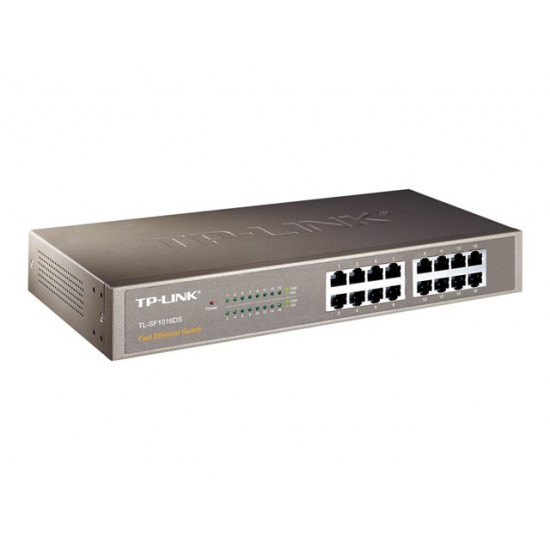 TP-Link TL-SF1016DS 10/100Mbps 16 portos Switch