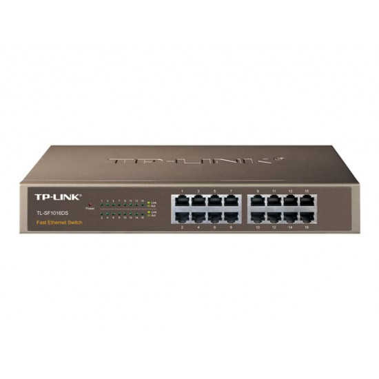 TP-Link TL-SF1016DS 10/100Mbps 16 portos Switch